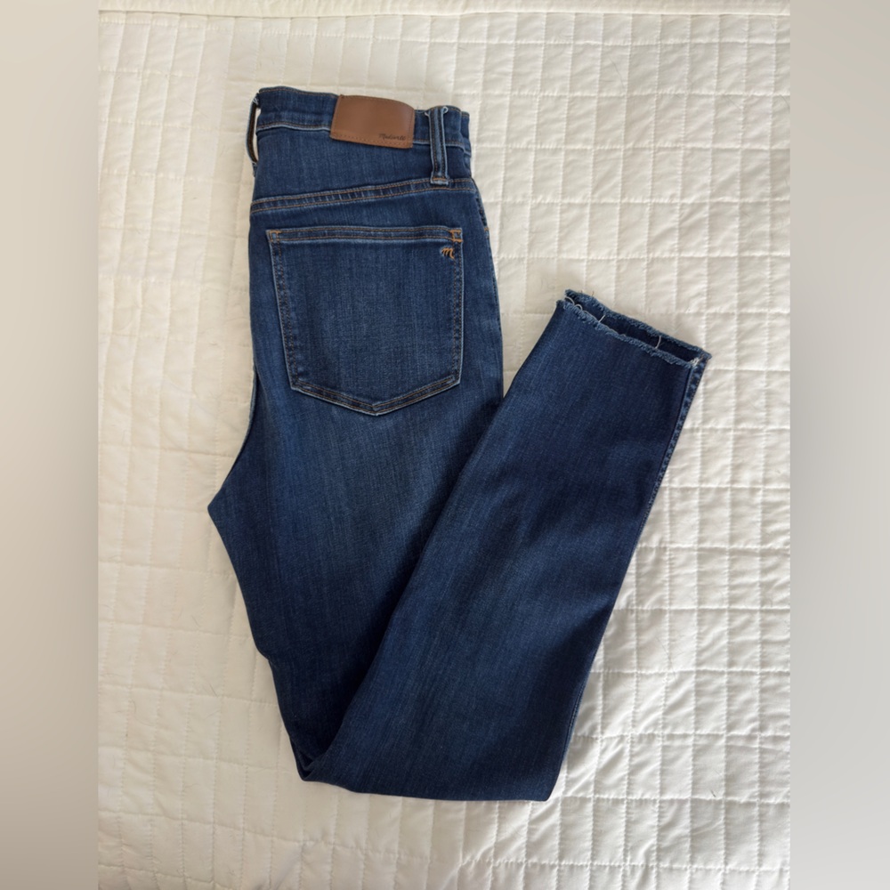 Madewell Women's 10” High Rise Dark Blue Skinny Jeans